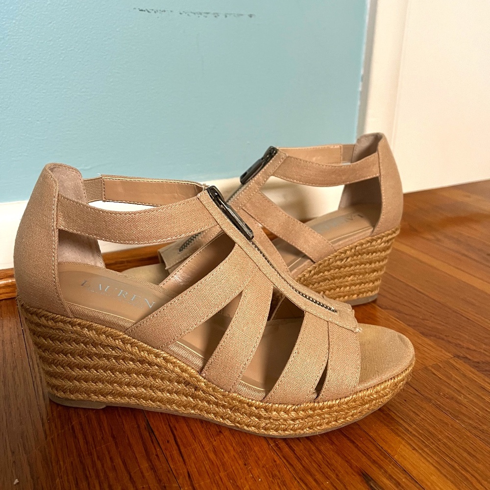 Ralph Lauren Espadrille Wedges